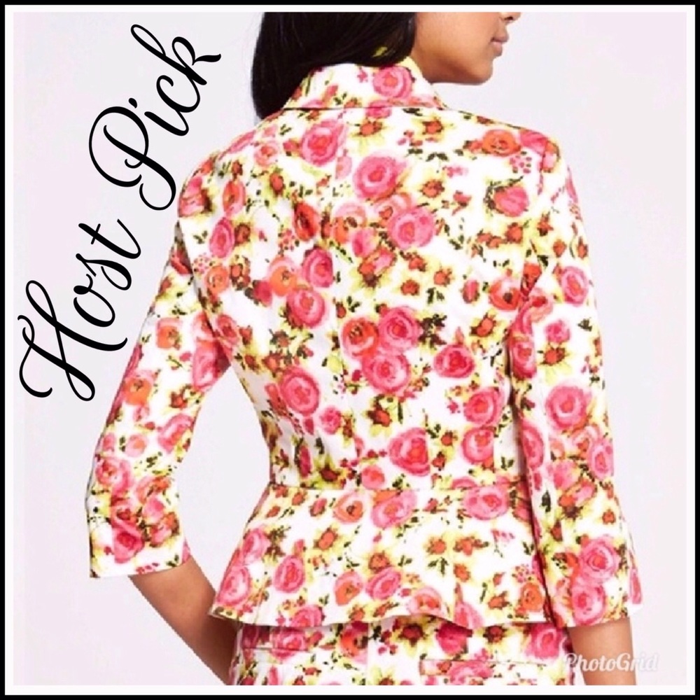 ✨HOST PICK ✨ Ann Taylor floral jacket